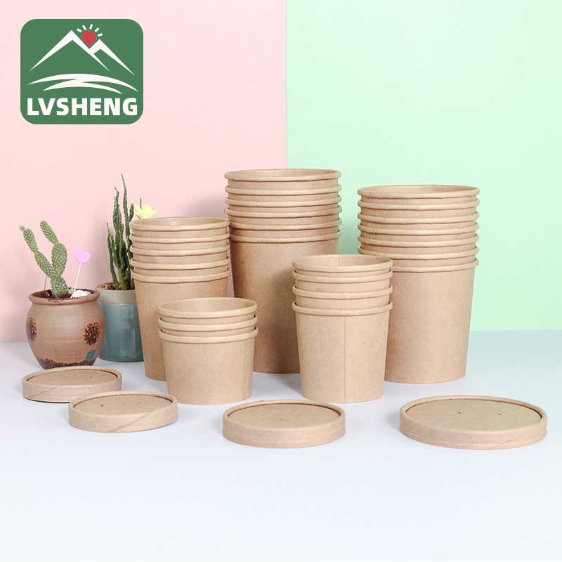 16oz Kraft Paper Cup