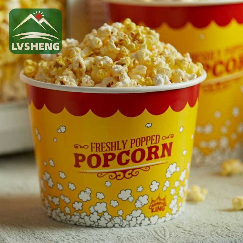 Kombe la Popcorn linaloweza kutumika